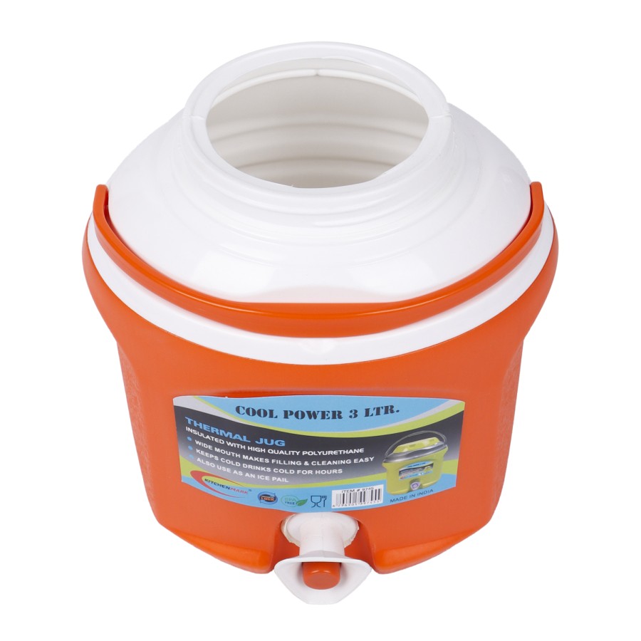 KITCHENMARK Cooler Cool Power Thermal Jug 3000ml - Orange 