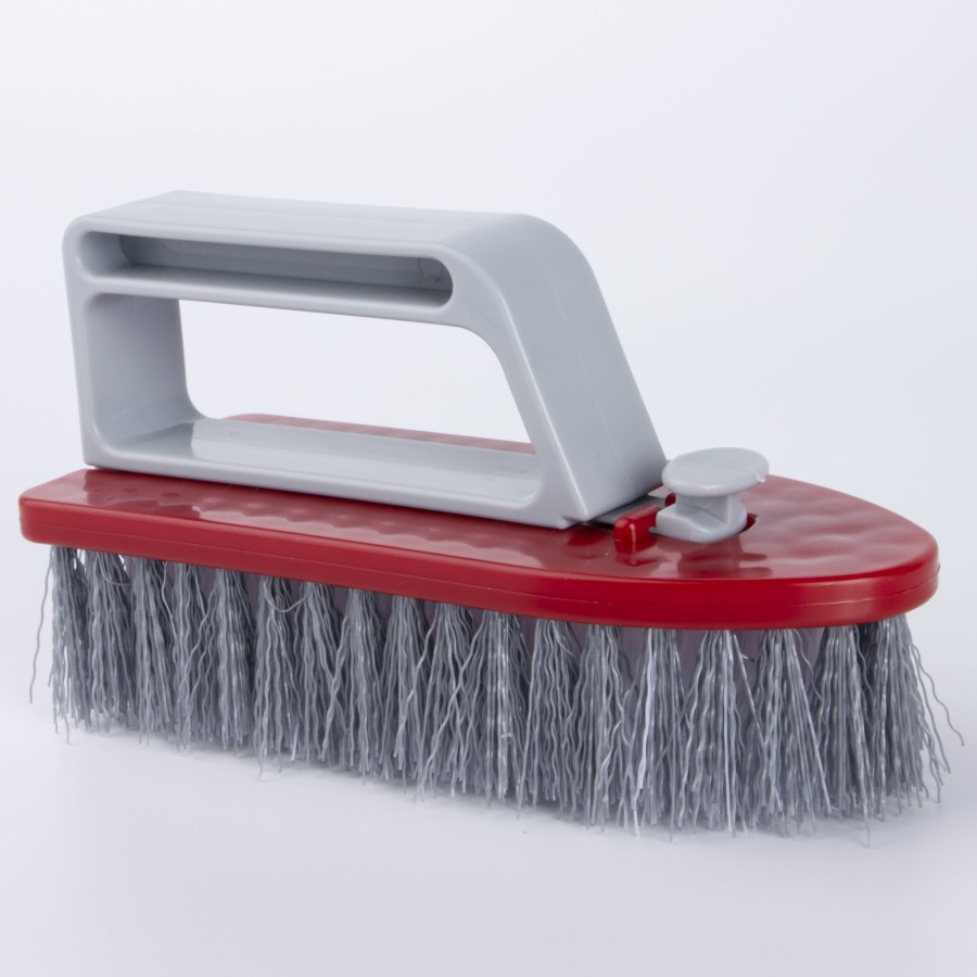 Generic Cleaning Hand Brush 14cm - Red