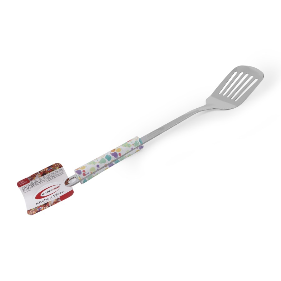 KITCHENMARK Stainless Steel Spatula Turner 37cm - Fruit Design