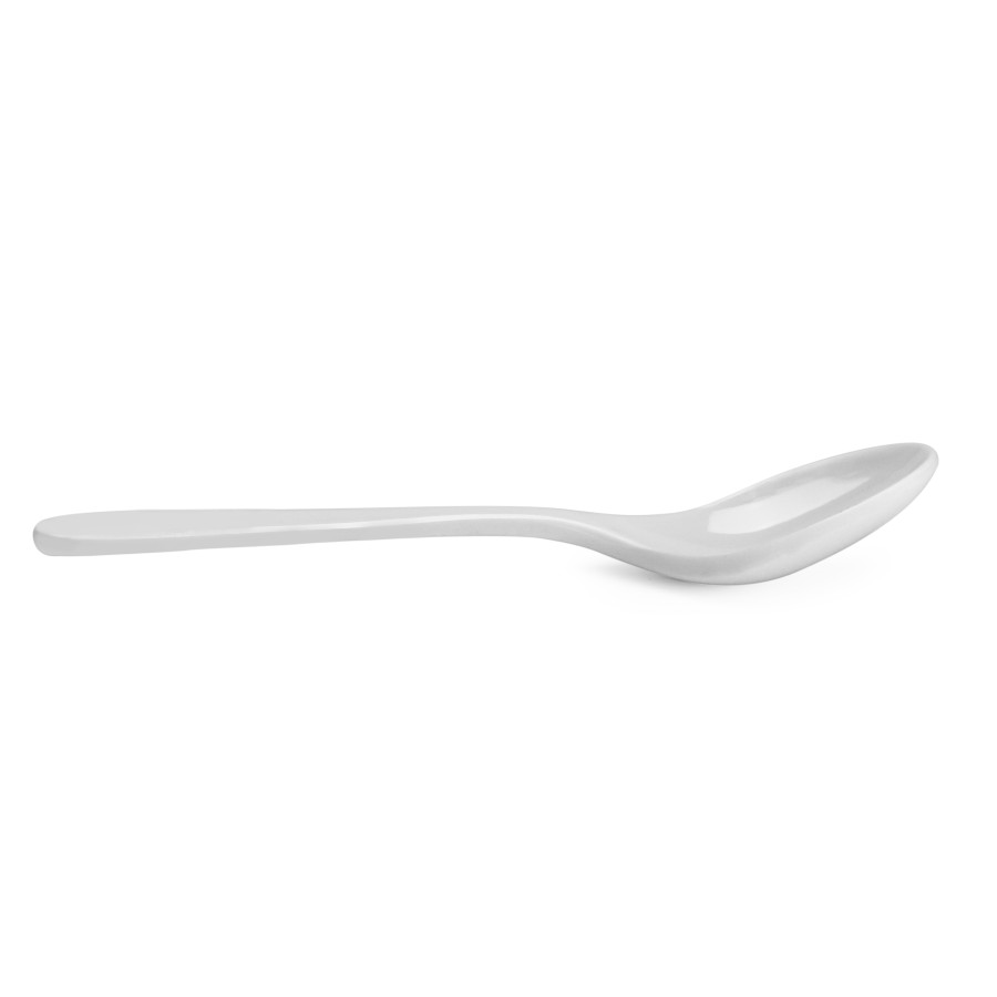 Dine Melamine Tea Spoon - White