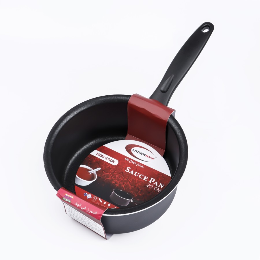 KITCHENMARK 2-way Non Stick Sauce pan 20cm - Black