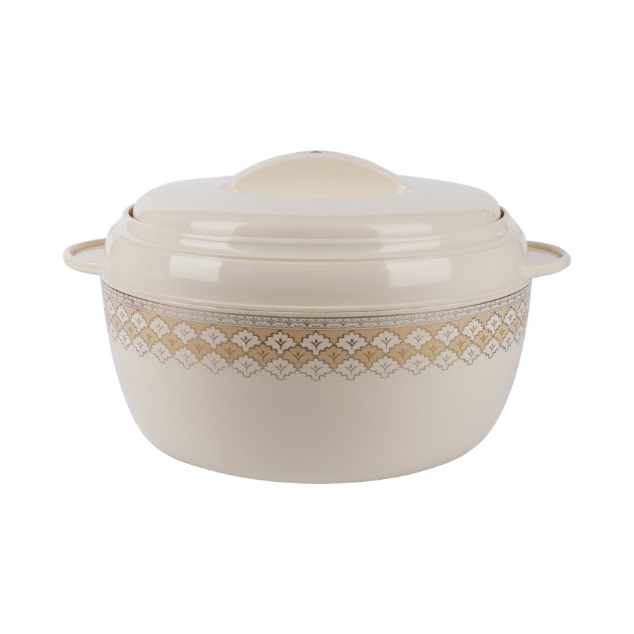 Generic Karishma Stainless Steel Insulated Casserole Hotpot 5000ml - Beige