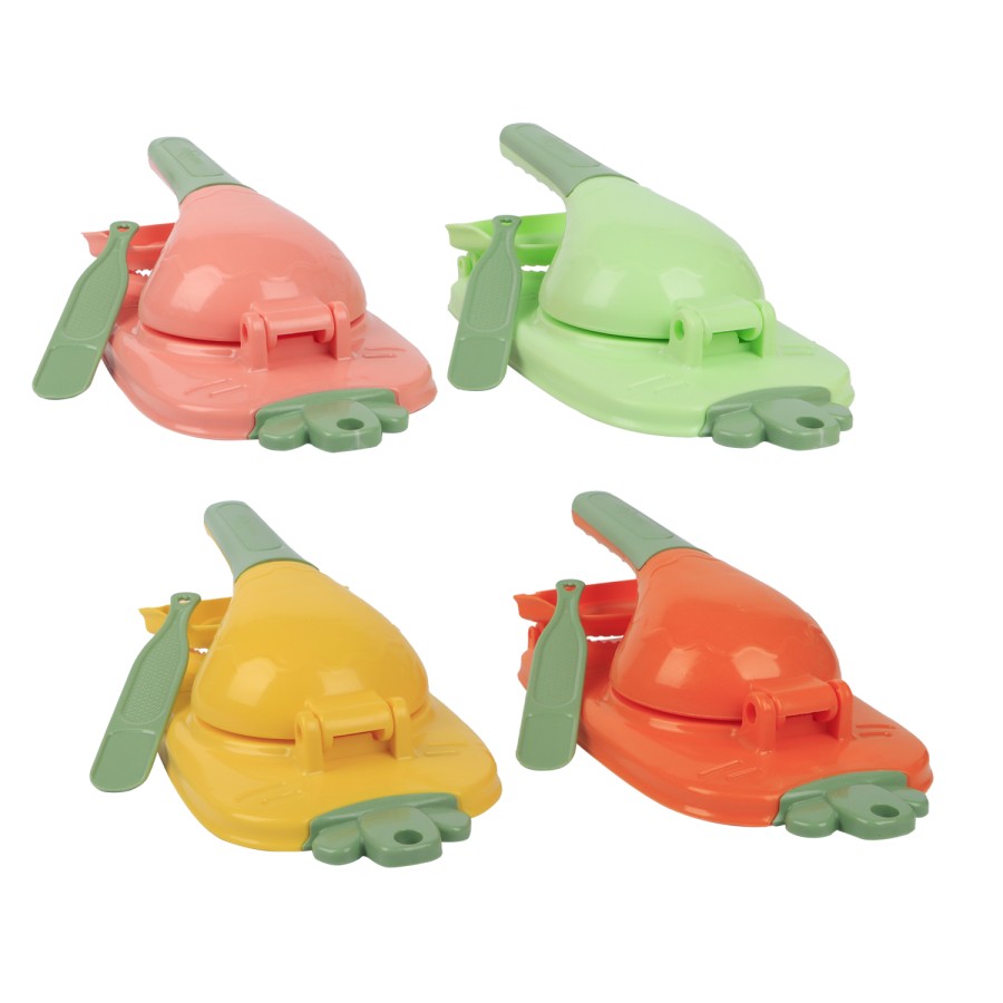 Generic Dumpling Snack Maker Plastic Food Mould - 4 Color Pack