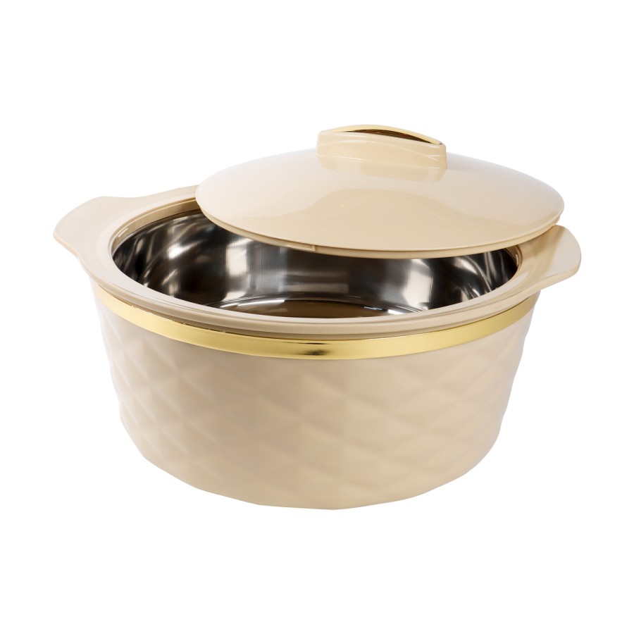 KITCHENMARK Kohenoor Stainless Steel Insulated Hotpot 1.3L - Beige