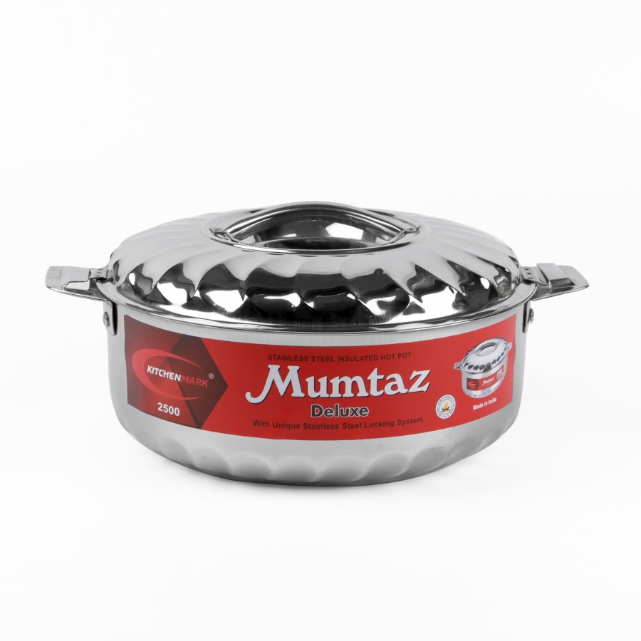 KITCHENMARK Mumtaz Stainless Steel Insulated Hot Pot - 2500ml