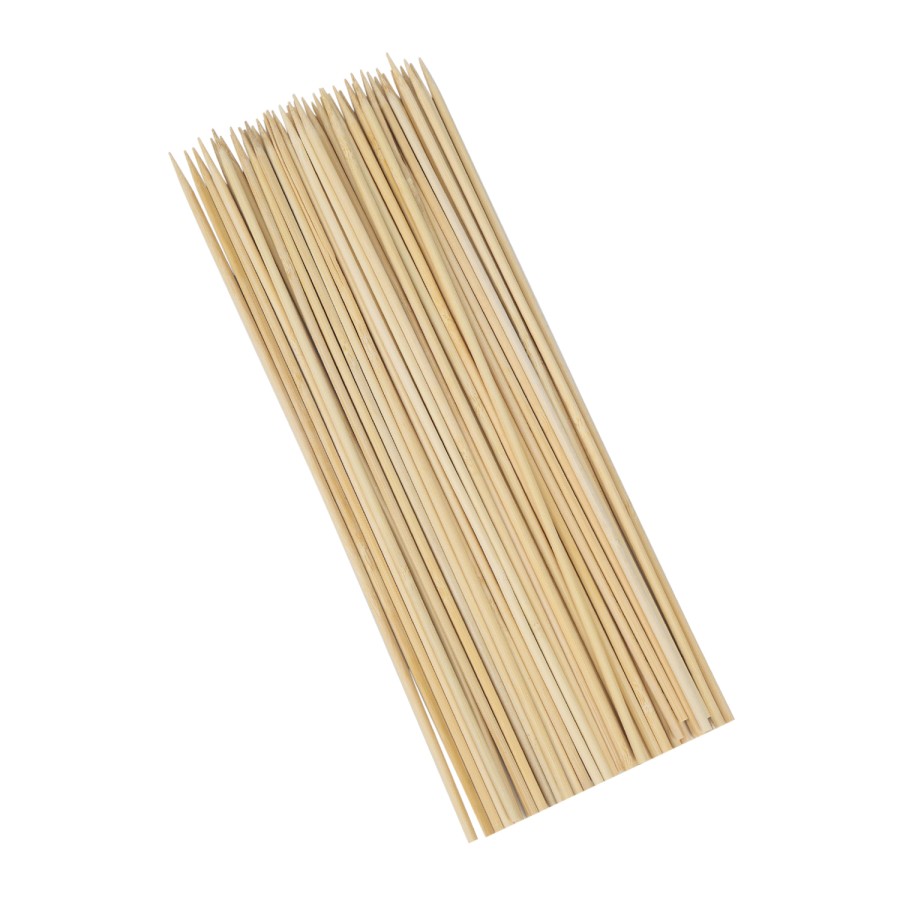 KITCHENMARK 50pc Bamboo BBQ Skewers Pack - 35cm