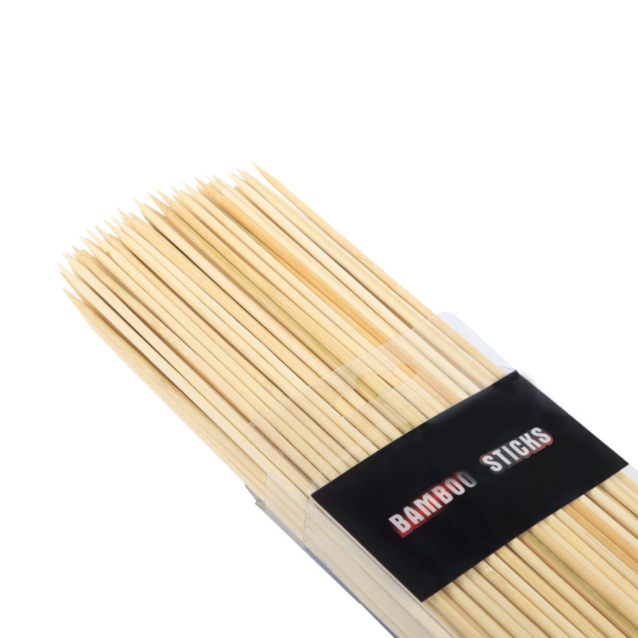 Generic 100pc 4mm Bamboo Stick BBQ Skewer 35cm