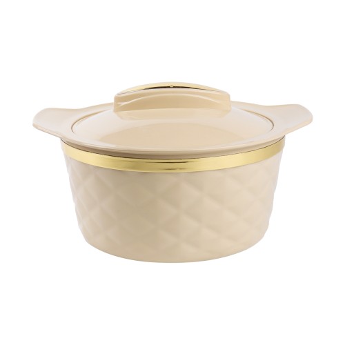 KITCHENMARK Kohenoor Stainless Steel Insulated Hotpot 2500ml - Beige