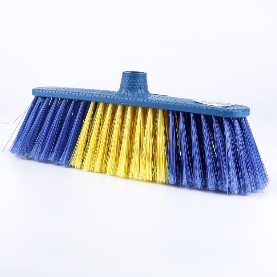 Oaxy Indoor Floor Cleaning Broom - 3 Color Pack