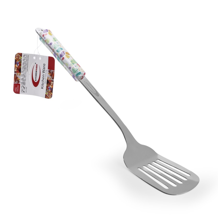 KITCHENMARK Stainless Steel Spatula Turner 37cm - Fruit Design