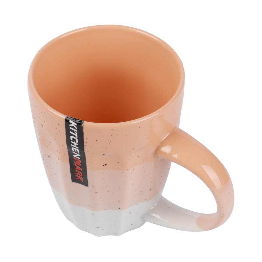 KITCHENMARK Ceramic Mug Embossed 325ml - Multicolor 