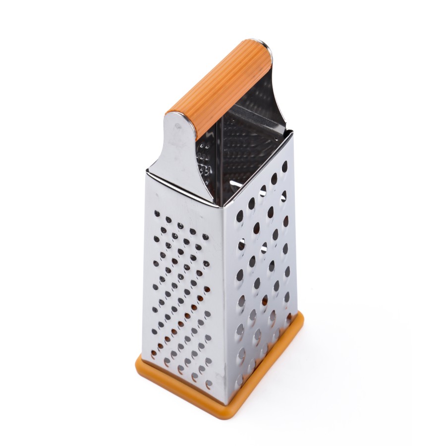 Generic Stainless Steel 4-way Grater 21.5cm - 4 Color Pack