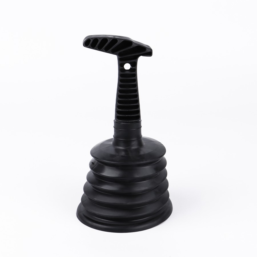 Generic Mini Dredge Air Plunger Rubber Nozzle 20cm - Black