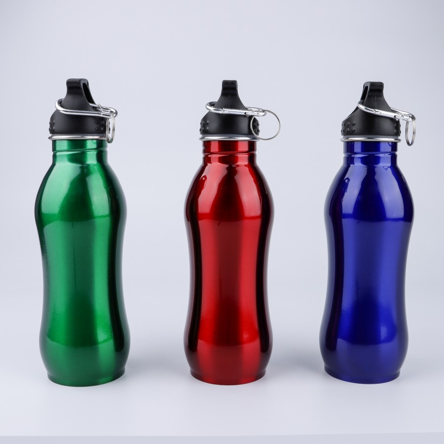 KITCHENMARK Stainless Steel Water Bottle 600 mL - 3 Color Pack