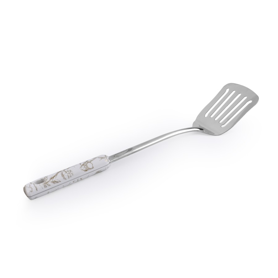 KITCHENMARK Stainless Steel Spatula Turner 37cm - White Gold