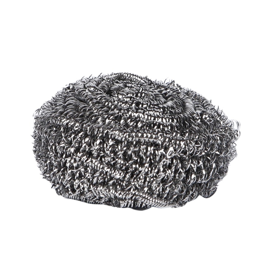 Generic 3pc Stainless Steel Steel Wool Scourer Set - Silver