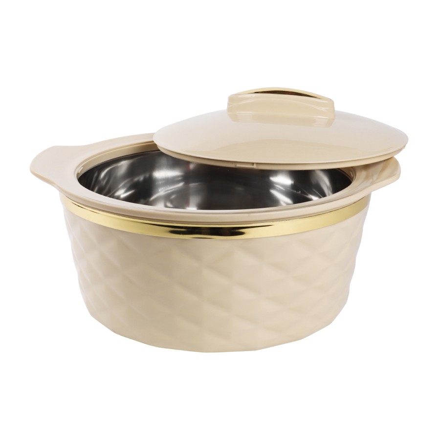 KITCHENMARK Kohenoor Stainless Steel Insulated Hotpot 9000ml - Beige