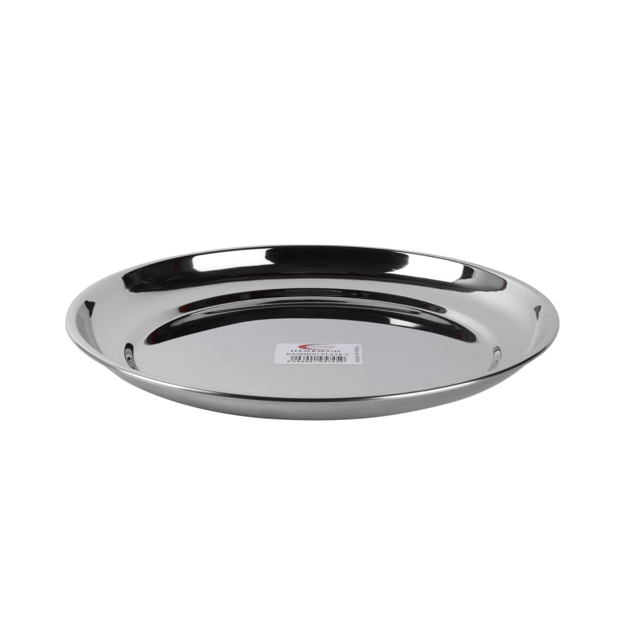 KITCHENMARK Rajbhog Round Steel Plate 9 - 21.5cm