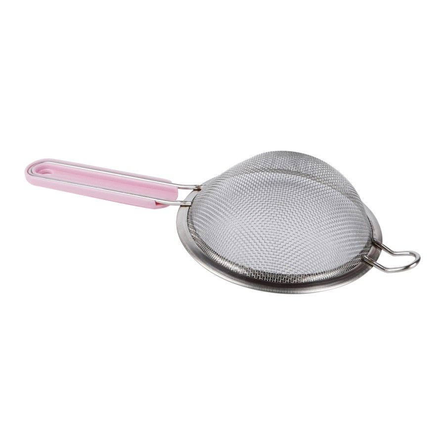 Generic 3pc Stainless Steel Plastic Handle Strainer - Multicolor