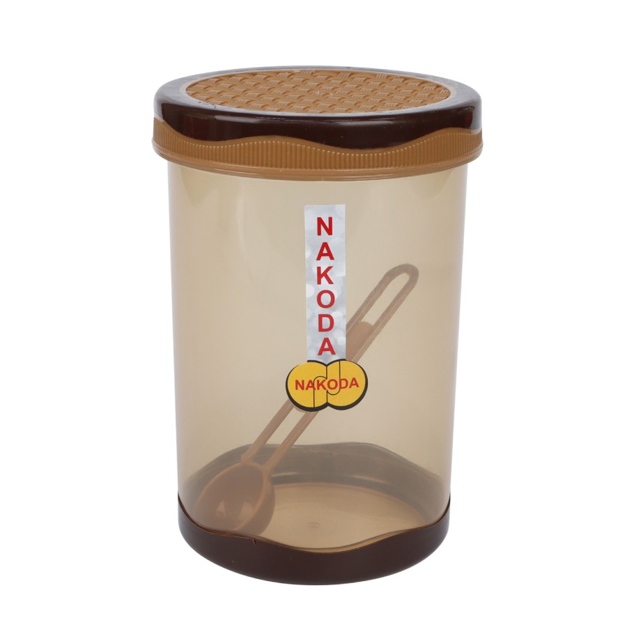 Nakoda 3pcs Pluto Container 1200ml - Brown 