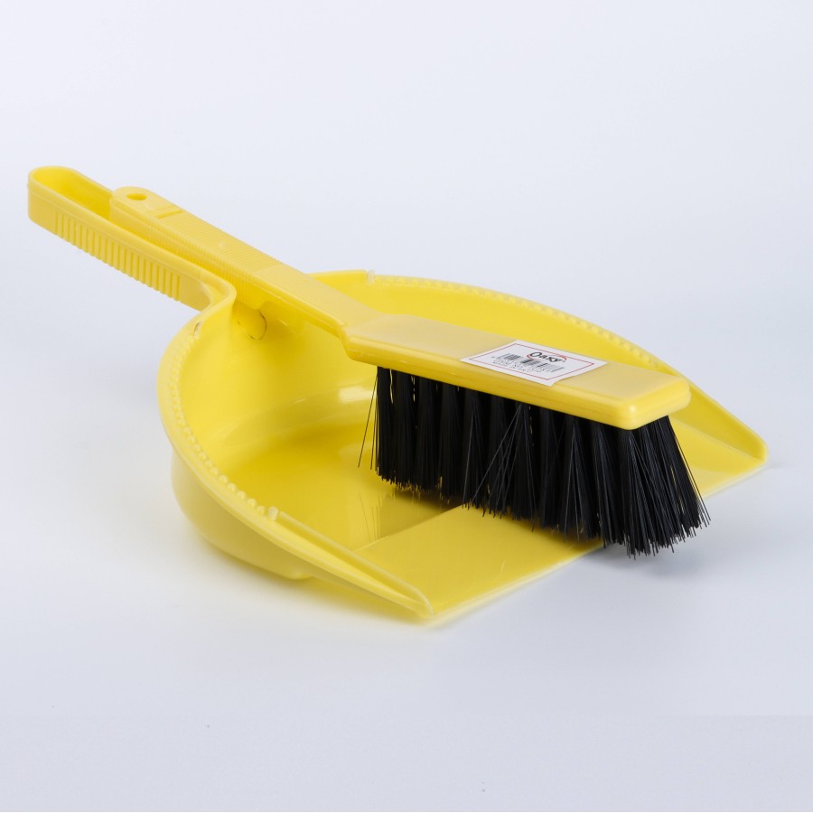 Oaxy Dustpan with Brush - 3 Color Pack