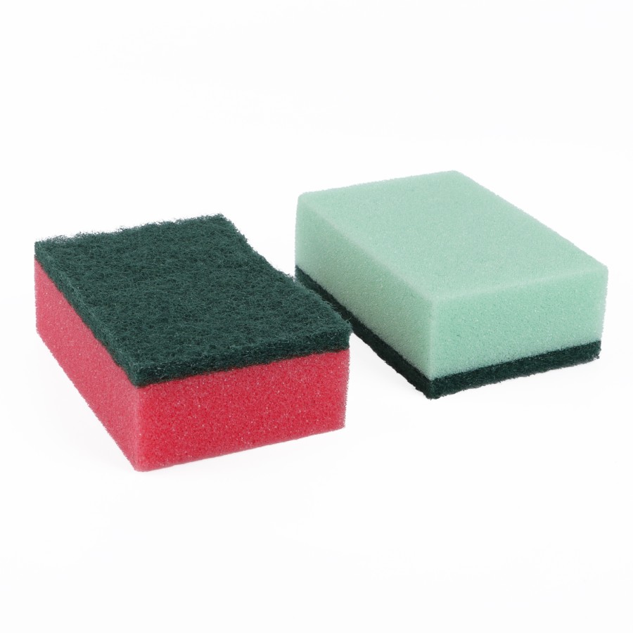 Generic 4pc Sponge Scouring Pad 10cm - Multicolor