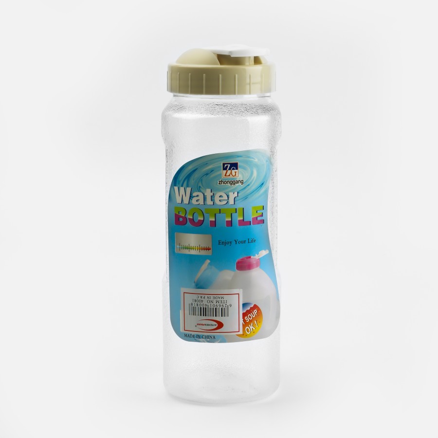 Generic Plastic Water Bottle 1200ml - 3 Color Pack