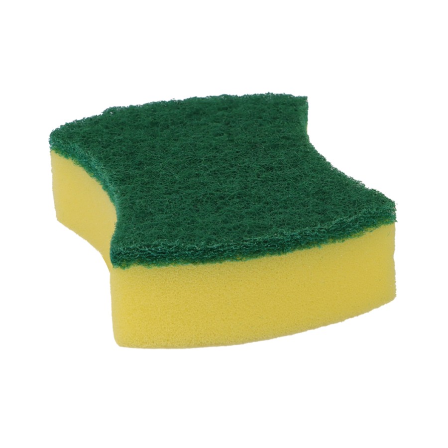 Generic 8pc Sponge Scouring Pad 10cm Set - Green