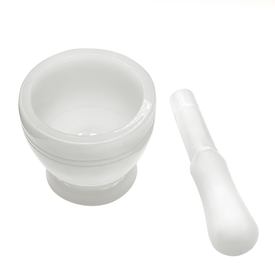 Generic Plastic Mortar Pestle Set 10cm - White