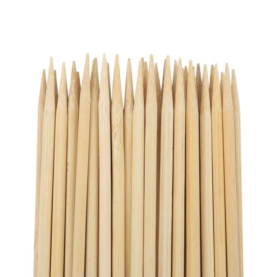 KITCHENMARK 50pc Bamboo BBQ Skewers Pack - 35cm