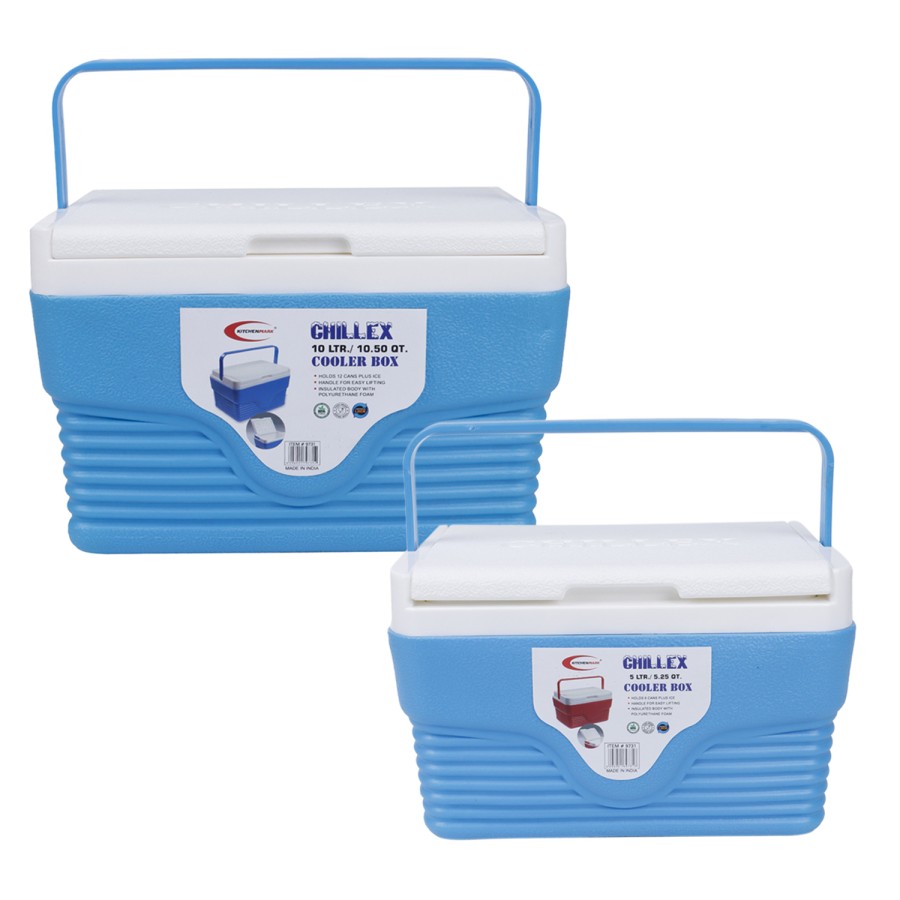 KITCHENMARK Ice Box Cooler 2pcs 5+10L - Blue 