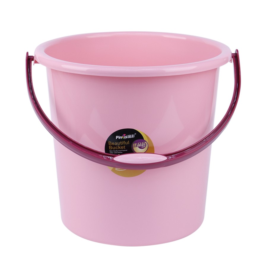 Generic Plastic Bucket with Handle 17L - 3 Color Pack