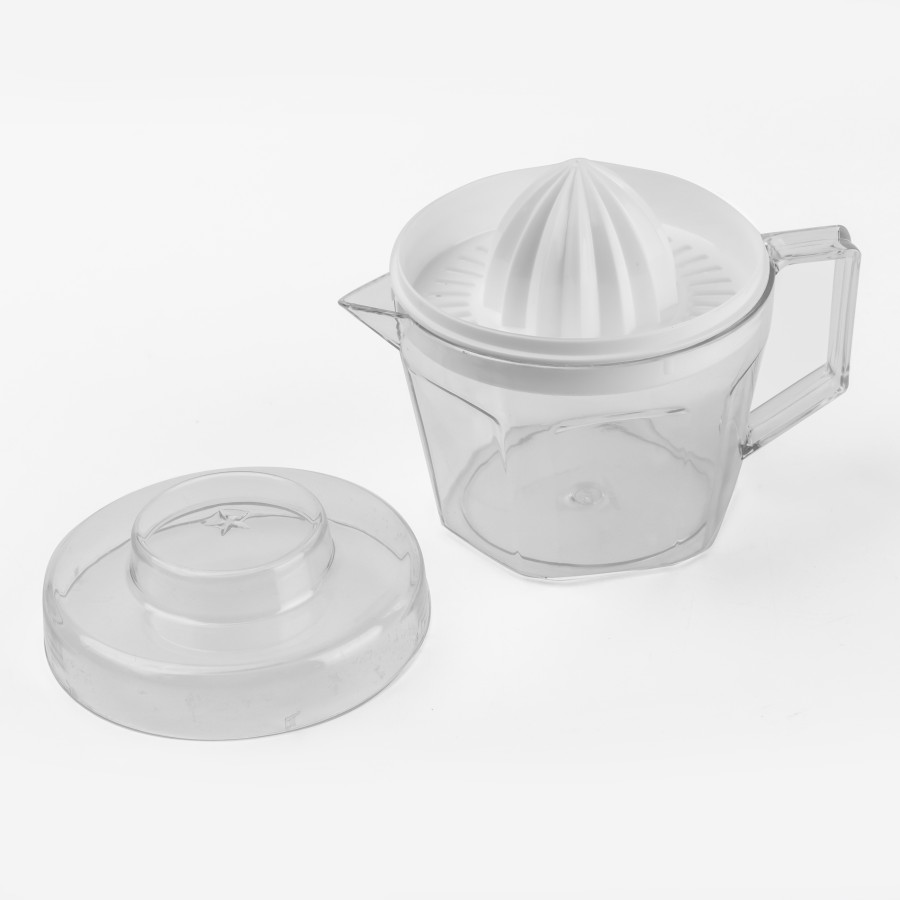 Generic Manual Plastic Citrus Juicer 350ml - White