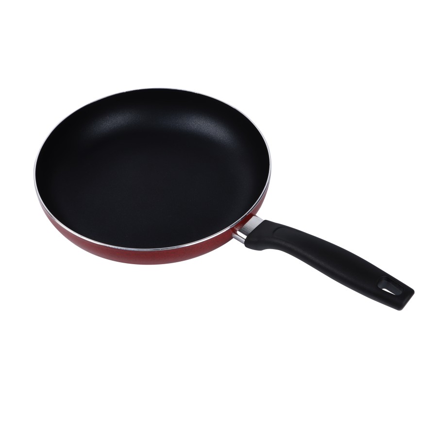 BECHOWARE 26cm Nonstick Frypan with Lid - Red