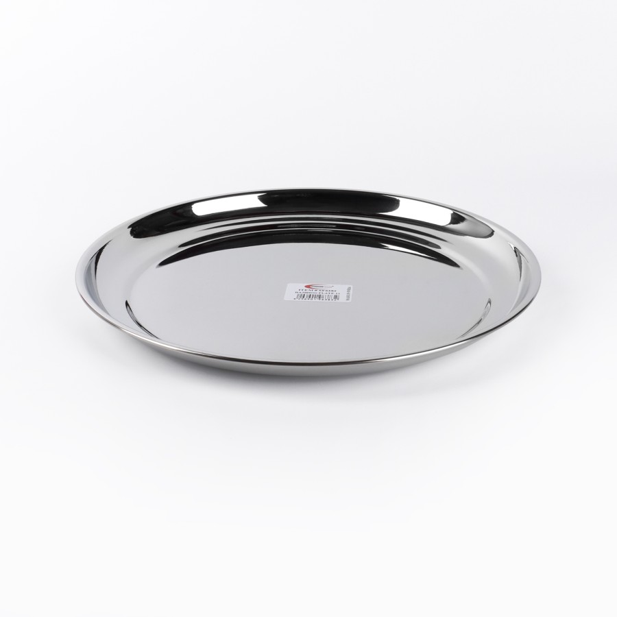 KITCHENMARK Rajbhog Round Steel Plate 11 - 26cm