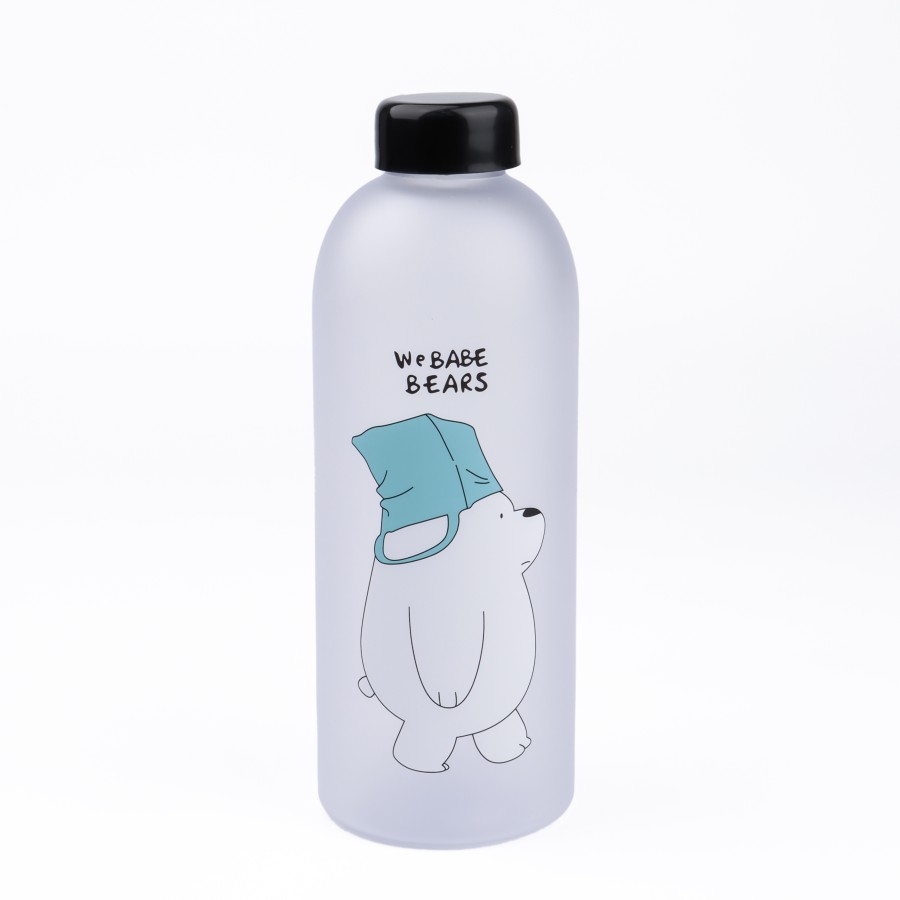 Generic Frost Design Plastic Water Bottle 1L