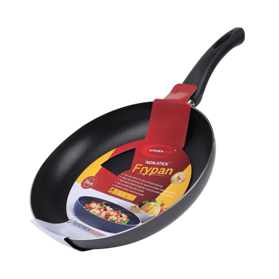 KITCHENMARK Nonstick Aluminium Frypan 26cm - Black