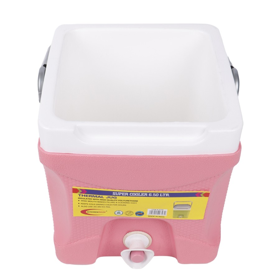 KITCHENMARK Super Cooler Oval Thermal Jug 6500ml - Pink 