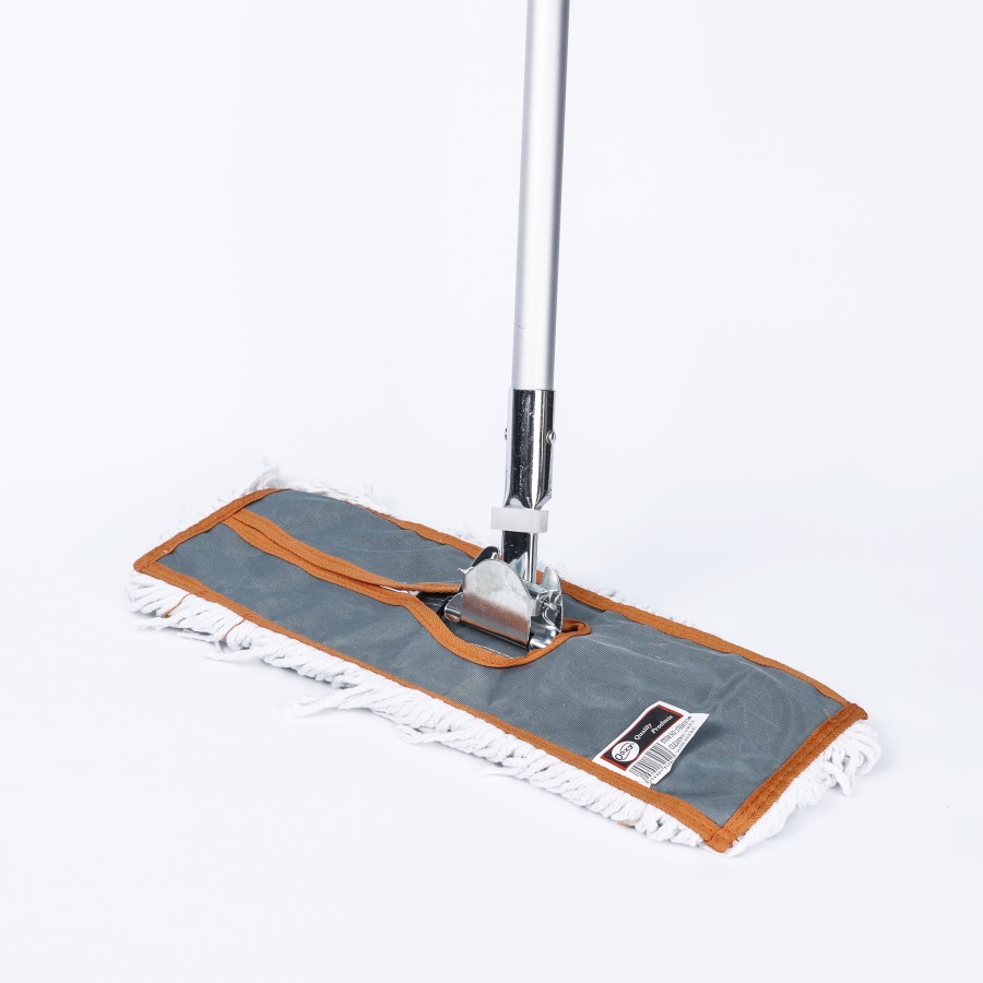 Oaxy Floor Cleaning Dustmop Airport Mop Full Set - 40cm Silver