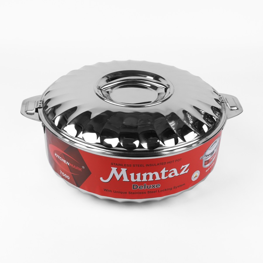 KITCHENMARK Mumtaz Stainless Steel Insulated Hot Pot - 7500ml