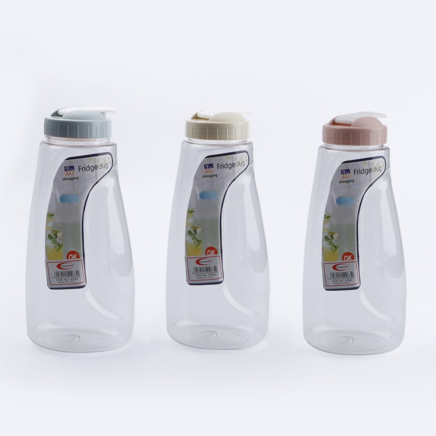 Generic Plastic Fridge Bottle 1600ml - 3 Color Pack