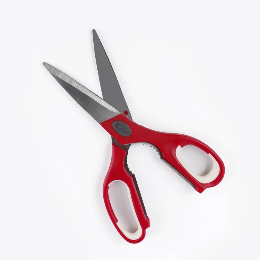 KITCHENMARK Stainless Steel Kitchen Scissors 22cm - 2 Color Pack