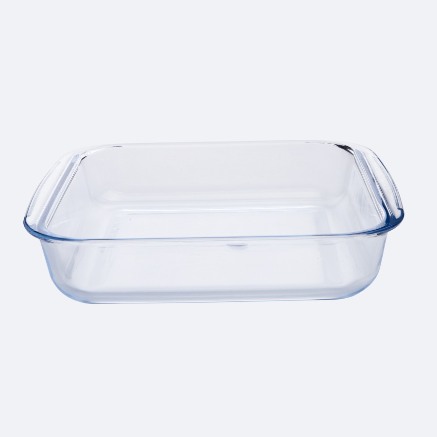 BECHOWARE 1.8L Glass Square Baking Tray 