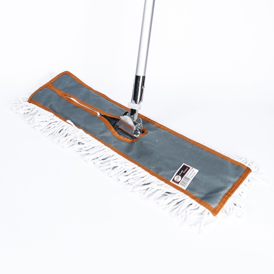 Oaxy Floor Cleaning Dustmop Airport Mop Full Set - 80cm Silver