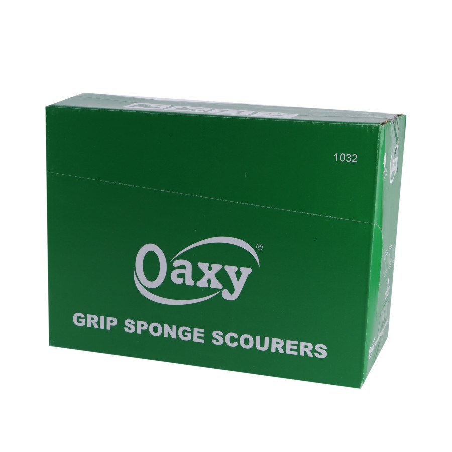 Oaxy 2pc Combo Grip Sponge Scourers Pack of 12