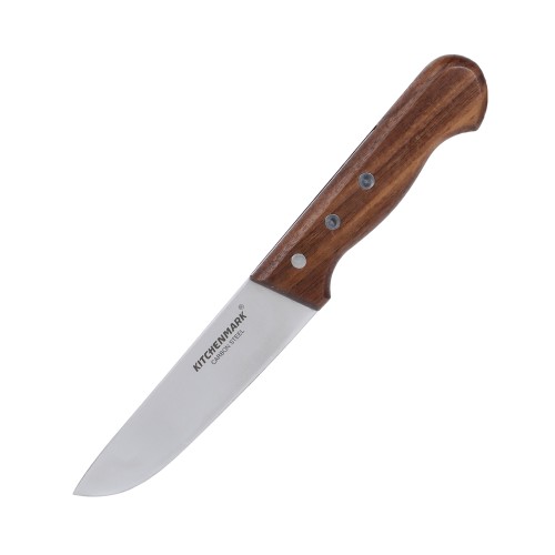 KITCHENMARK Carbon Steel Wooden Handle Kitchen Knife 25cm