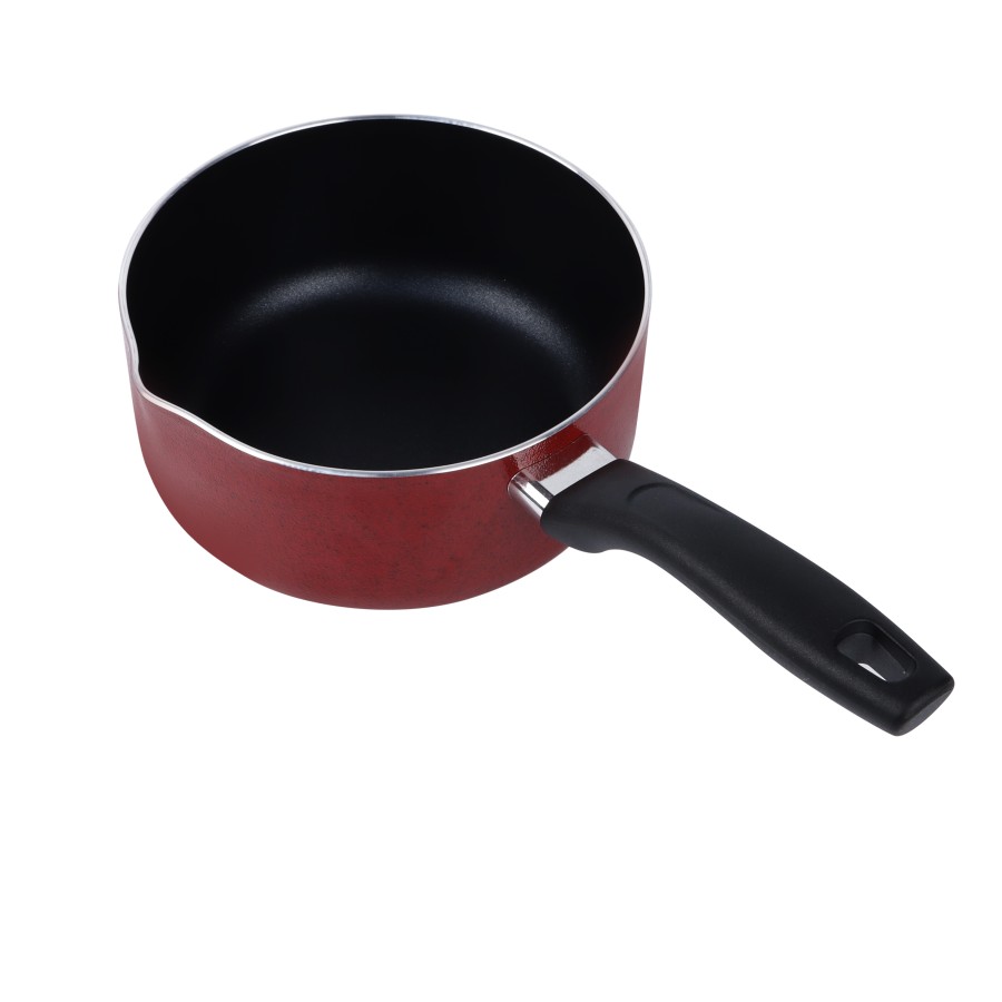 BECHOWARE 18cm Nonstick Sauce pan 2L - Red