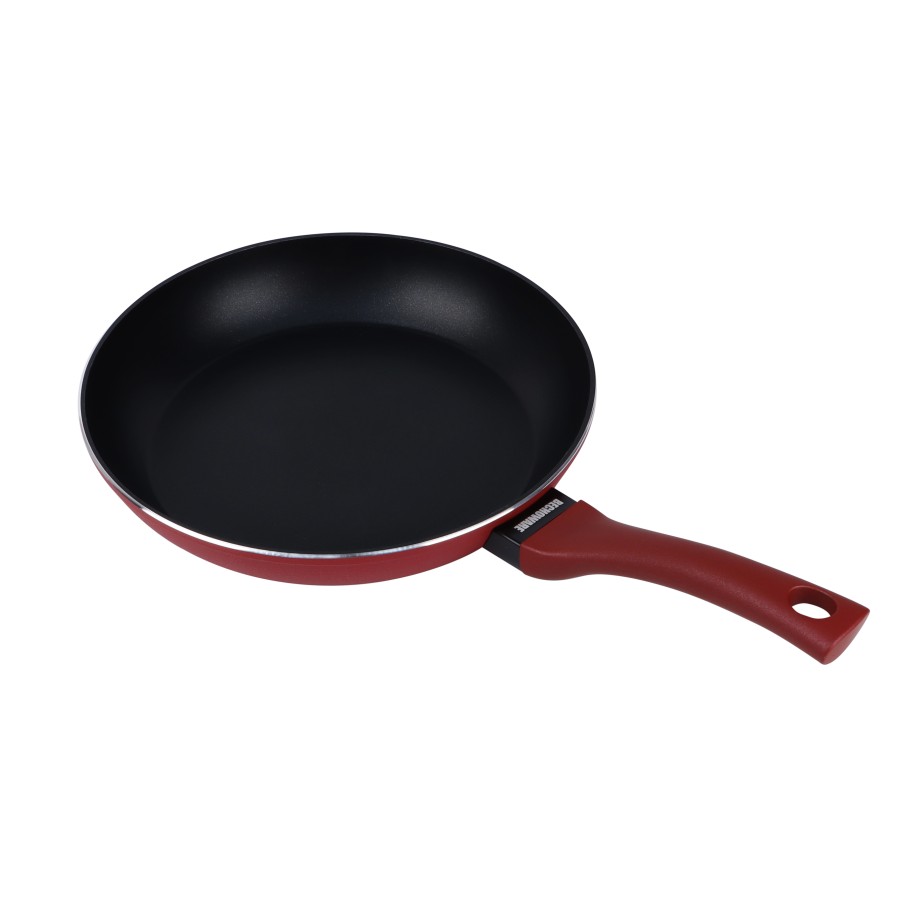 BECHOWARE 28cm Nonstick Aluminium Forged Frypan - Red