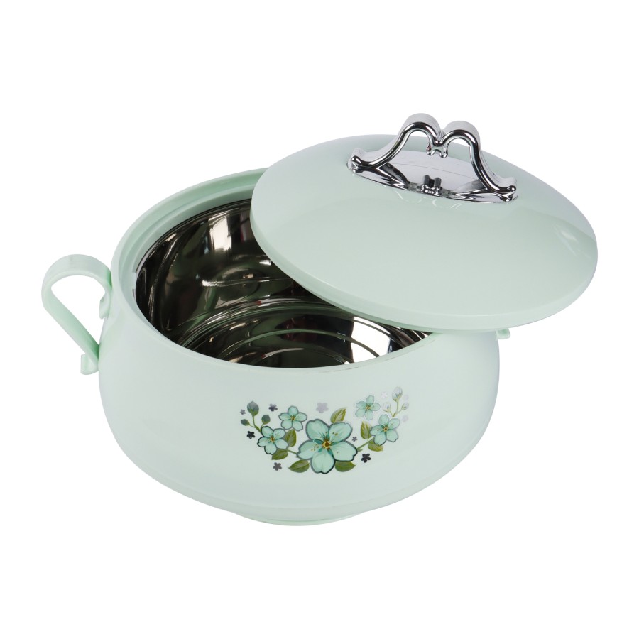 KITCHENMARK Shahi Stainless Steel Insulated Hotpot 1500ml, 2500ml, 3500ml - Green 