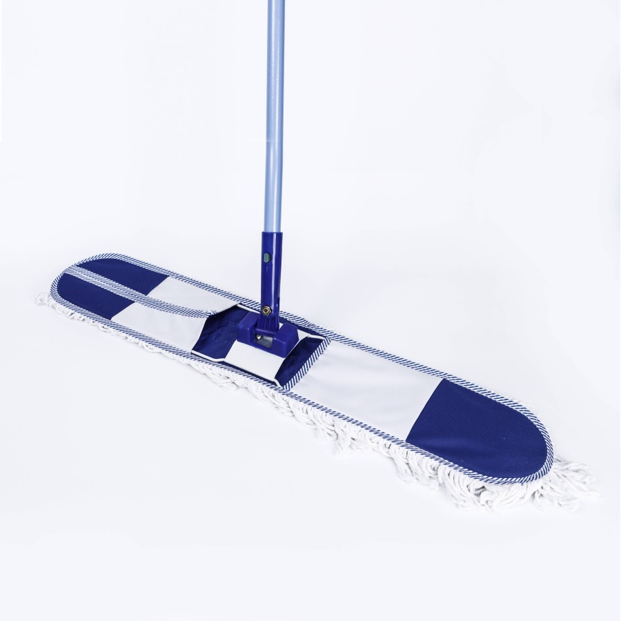 Oaxy Floor Cleaning Dustmop Airport Mop Full Set - 80cm Blue